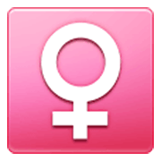 Emoji ♀️ Simbolo Genere Femminile su Samsung One UI 3.1.1.