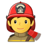 🧑‍🚒 Emoji Feuerwehrmann/-frau Samsung One UI 3.1.1.