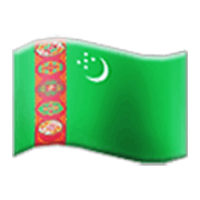🇹🇲 Emoji Bandera: Turkmenistán en Samsung One UI 3.1.1.