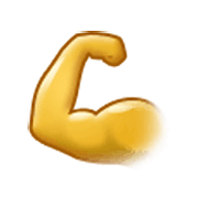 💪 Emoji Bíceps Flexionado en Samsung One UI 3.1.1.