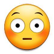 😳 Emoji errötetes Gesicht mit großen Augen Samsung One UI 3.1.1.