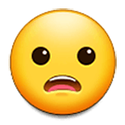 😦 Emoji Cara Con El Ceño Fruncido Y La Boca Abierta en Samsung One UI 3.1.1.