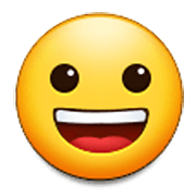 Emoji 😀 Faccina Con Un Gran Sorriso su Samsung One UI 3.1.1.