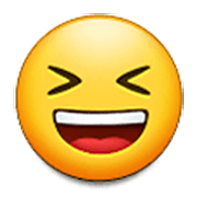 😆 Emoji Cara Sonriendo Con Los Ojos Cerrados en Samsung One UI 3.1.1.