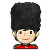 Emoji 💂🏻 Guardia: Carnagione Chiara su Samsung One UI 3.1.1.