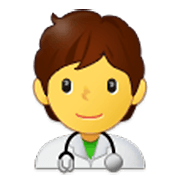 🧑‍⚕️ Emoji Trabajador de la salud en Samsung One UI 3.1.1.