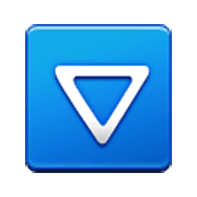 Emoji ⛛ Triangolo bianco rivolto verso il basso su Samsung One UI 3.1.1.
