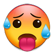 🥵 Emoji schwitzendes Gesicht Samsung One UI 3.1.1.