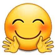 🤗 Emoji Gesicht mit umarmenden Händen Samsung One UI 3.1.1.
