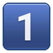 Emoji 1️⃣ Tasto: 1 su Samsung One UI 3.1.1.