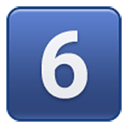 6️⃣ Emoji Tecla: 6 na Samsung One UI 3.1.1.