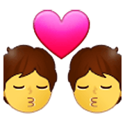 Emoji 💏 Bacio Tra Coppia su Samsung One UI 3.1.1.