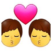 👨‍❤️‍💋‍👨 Emoji sich küssendes Paar: Mann, Mann Samsung One UI 3.1.1.