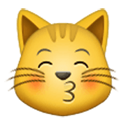 😽 Emoji Rosto De Gato Mandando Um Beijo na Samsung One UI 3.1.1.