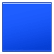 🟦 Emoji blaues Viereck Samsung One UI 3.1.1.