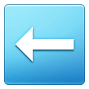 ⬅️ Emoji Flecha Hacia La Izquierda en Samsung One UI 3.1.1.