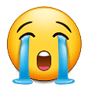 Emoji 😭 Faccina Disperata su Samsung One UI 3.1.1.