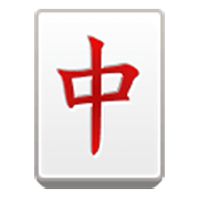Emoji 🀄 Tessera Mahjong su Samsung One UI 3.1.1.