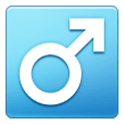 ♂️ Emoji Signo Masculino en Samsung One UI 3.1.1.