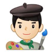 👨🏻‍🎨 Emoji Artista Hombre: Tono De Piel Claro en Samsung One UI 3.1.1.