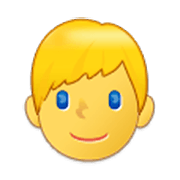 👱‍♂️ Emoji Homem: Cabelo Loiro na Samsung One UI 3.1.1.