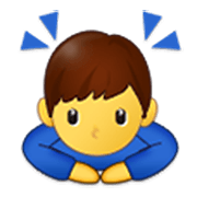 🙇‍♂️ Emoji Homem Fazendo Reverência na Samsung One UI 3.1.1.