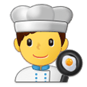 Émoji 👨‍🍳 Cuisinier sur Samsung One UI 3.1.1.