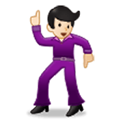 🕺🏻 Emoji Hombre Bailando: Tono De Piel Claro en Samsung One UI 3.1.1.