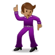 🕺🏽 Emoji Hombre Bailando: Tono De Piel Medio en Samsung One UI 3.1.1.