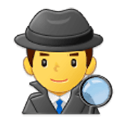 🕵️‍♂️ Emoji Detetive Homem na Samsung One UI 3.1.1.
