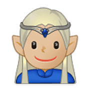 🧝🏼‍♂️ Emoji Elfo Homem: Pele Morena Clara na Samsung One UI 3.1.1.