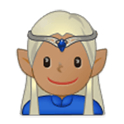 🧝🏽‍♂️ Emoji Elfo Homem: Pele Morena na Samsung One UI 3.1.1.