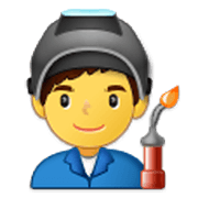 Emoji 👨‍🏭 Operaio su Samsung One UI 3.1.1.