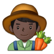 Emoji 👨🏿‍🌾 Contadino: Carnagione Scura su Samsung One UI 3.1.1.