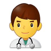 👨‍⚕️ Emoji Profesional Sanitario Hombre en Samsung One UI 3.1.1.