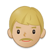👨🏼 Emoji Hombre: Tono De Piel Claro Medio en Samsung One UI 3.1.1.