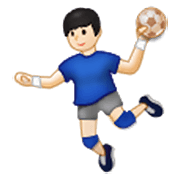 🤾🏻‍♂️ Emoji Hombre Jugando Al Balonmano: Tono De Piel Claro en Samsung One UI 3.1.1.