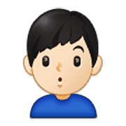 🙎🏻‍♂️ Emoji Homem Fazendo Bico: Pele Clara na Samsung One UI 3.1.1.