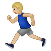 🏃🏼‍♂️ Emoji Hombre Corriendo: Tono De Piel Claro Medio en Samsung One UI 3.1.1.