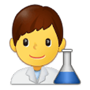👨‍🔬 Emoji Cientista Homem na Samsung One UI 3.1.1.