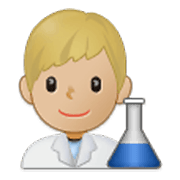 👨🏼‍🔬 Emoji Cientista Homem: Pele Morena Clara na Samsung One UI 3.1.1.