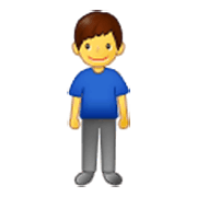 Emoji 🧍‍♂️ Uomo In Piedi su Samsung One UI 3.1.1.