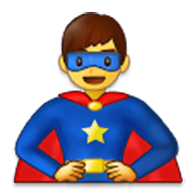 Emoji 🦸‍♂️ Supereroe Uomo su Samsung One UI 3.1.1.