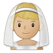 👰🏼‍♂️ Emoji Hombre Con Velo: Tono De Piel Claro Medio en Samsung One UI 3.1.1.