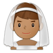 Emoji 👰🏽‍♂️ Sposo Con Velo: Carnagione Olivastra su Samsung One UI 3.1.1.