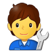 Emoji 🧑‍🔧 Meccanico su Samsung One UI 3.1.1.