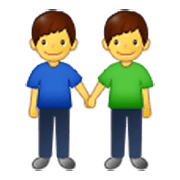 Emoji 👬 Due Uomini Che Si Tengono Per Mano su Samsung One UI 3.1.1.