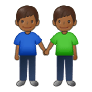 👬🏾 Emoji Dois Homens De Mãos Dadas: Pele Morena Escura na Samsung One UI 3.1.1.