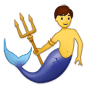 🧜‍♂️ Emoji Sirena Hombre en Samsung One UI 3.1.1.