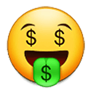 🤑 Emoji Cara Con Lengua De Dinero en Samsung One UI 3.1.1.